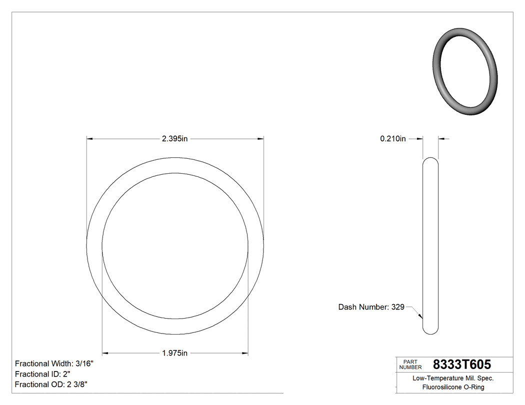 Technical drawing - 8333T605